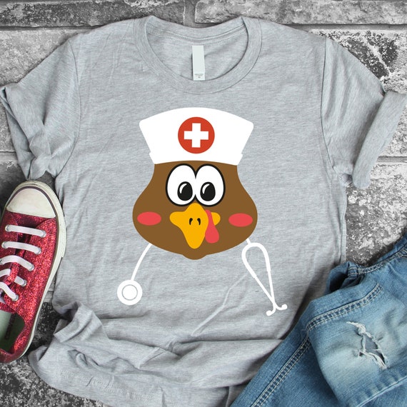 Stethoscope Turkey Face Nurse Thanksgiving Funny Nurse Gifts T-Shirt Stethoscope Turkey Face Nurse Thanksgiving Funny Nurse Gifts T-Shirt
