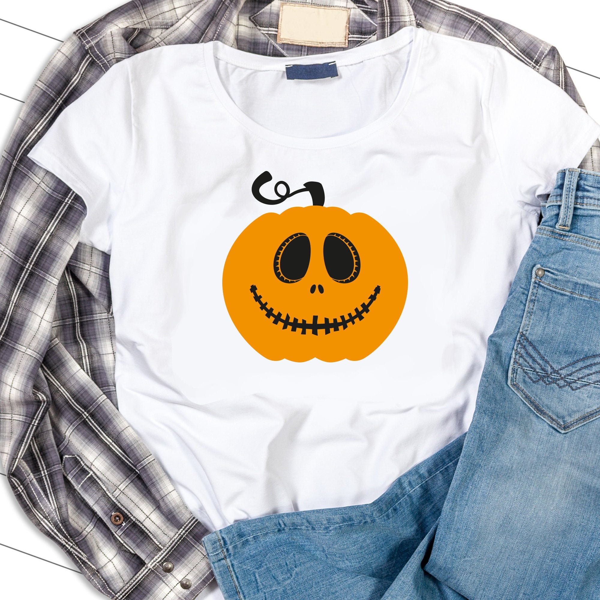 LACOZY Maglietta Top Donna Halloween - Manica 3/4 Con Stampa Zucca E Fantasmi - Tessuto Morbido Rayon Poliestere Spandex