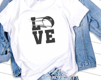 Hockey Love SVG, maglietta per mamme di hockey, file Cricut (download digitale)