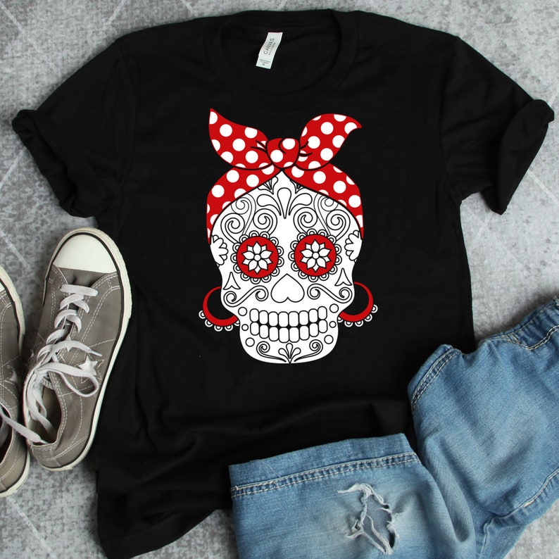 Download Sugar skull svg SVG bandana svg mandala svg skull svg | Etsy
