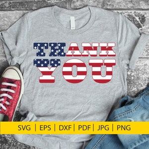 Thank You svg, USA svg, patriotic svg, Memorial Day svg, american flag svg, 4th of july svg, fourth of july svg, flag svg, united states svg