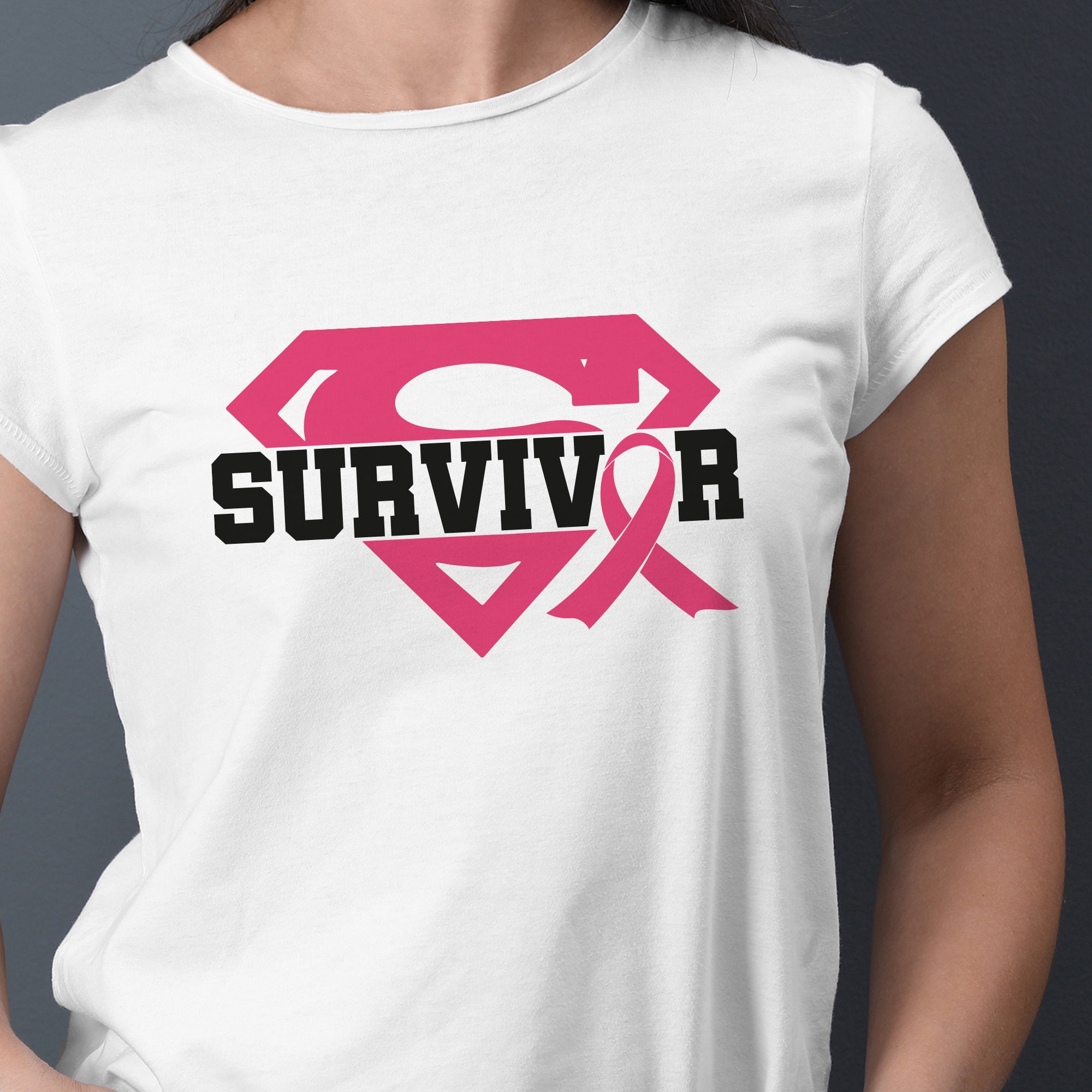superwoman breast cancer shirt