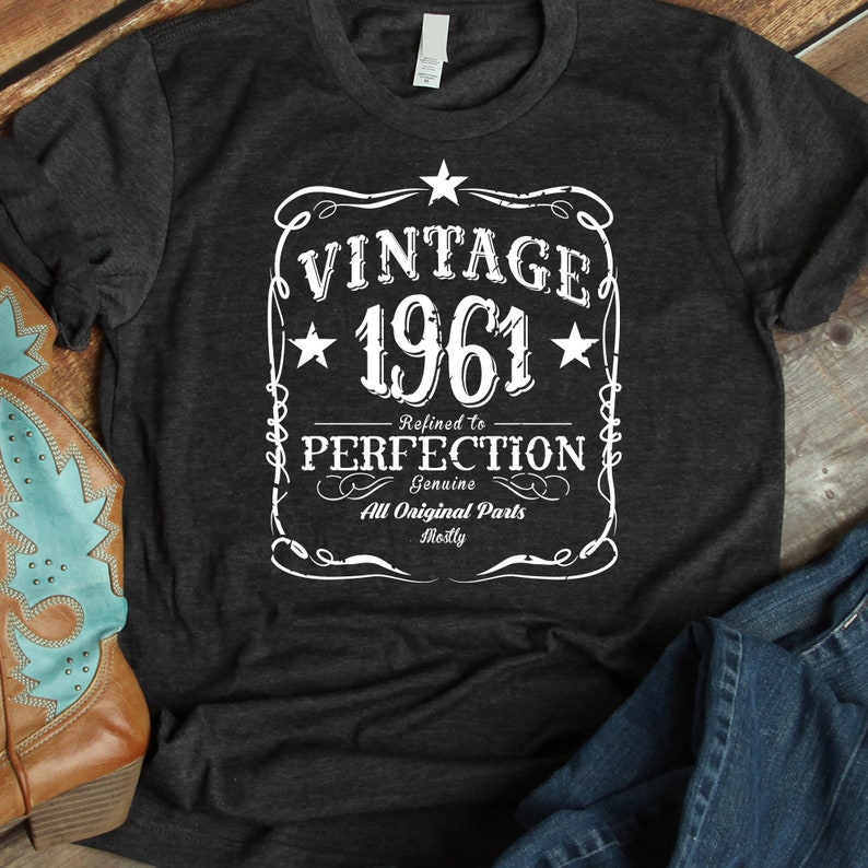 Download 60th birthday svg 1961 svg SVG DXF vintage 1961 svg 60 | Etsy