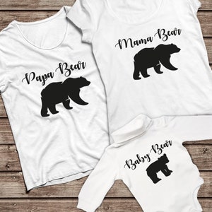 Ours SVG, Mama Bear SVG, papa ours svg, Bébé ours svg, famille ours svg, maman vie svg, maman svg, ours maman, fichiers svg pour cricut, eps, dxf, svg