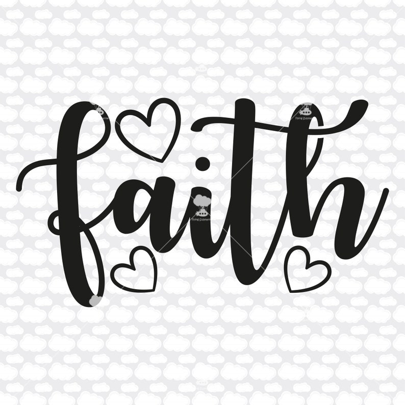 Download Faith svg SVG DXF heart svg love svg jesus svg digital | Etsy
