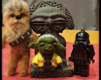 Yoda, Chewbecca, personaggi in #starwars in miniatura su ordinazione