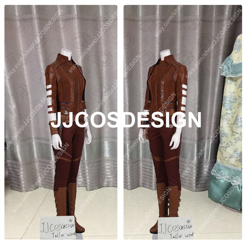 Customize Avengers Endgame Guardians of The Galaxy Nebula Cosplay Costume on Your Size
