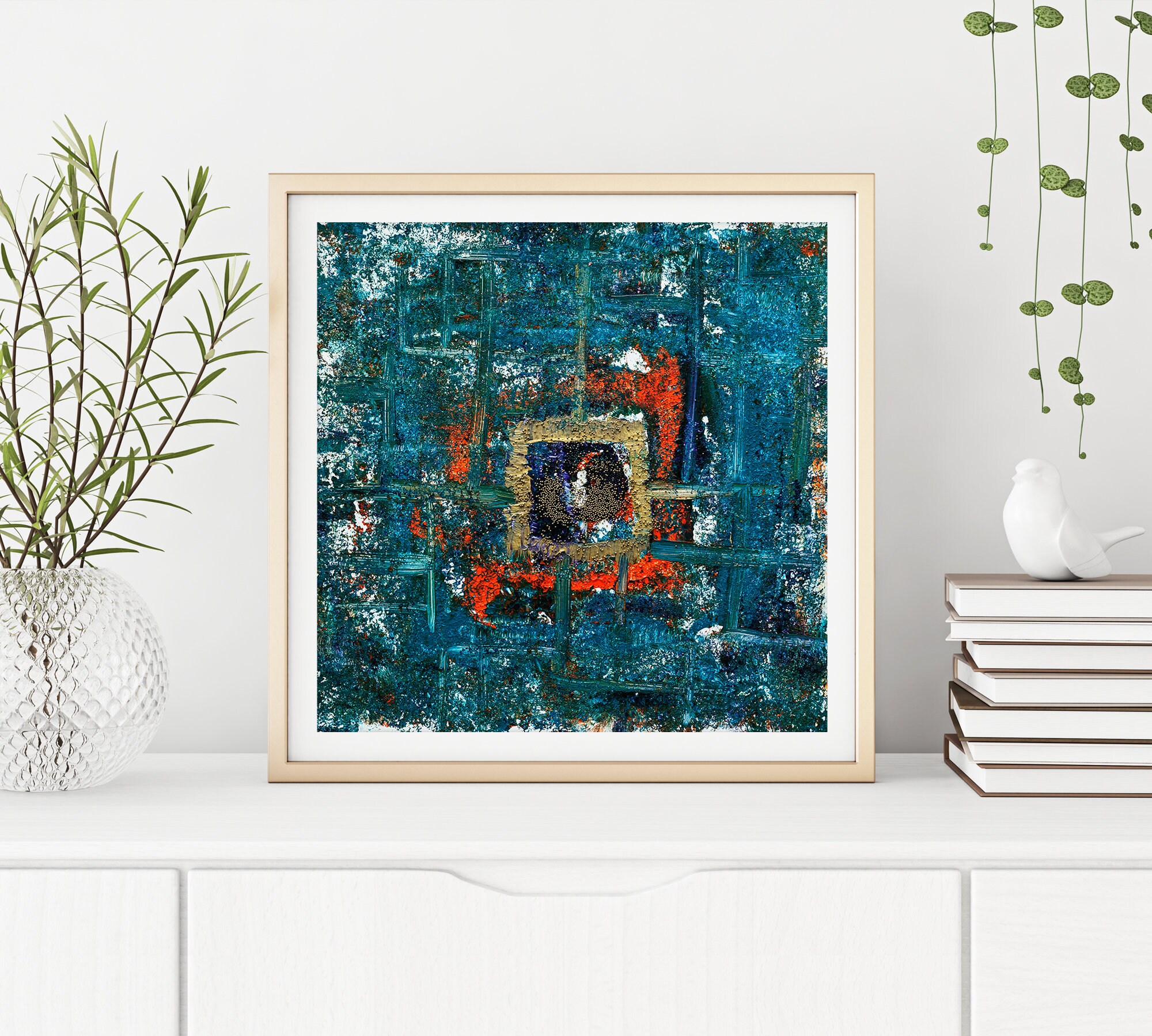 EMBRACE Abstract Art Prints and Acrylic Painting, Modern Art Print ...