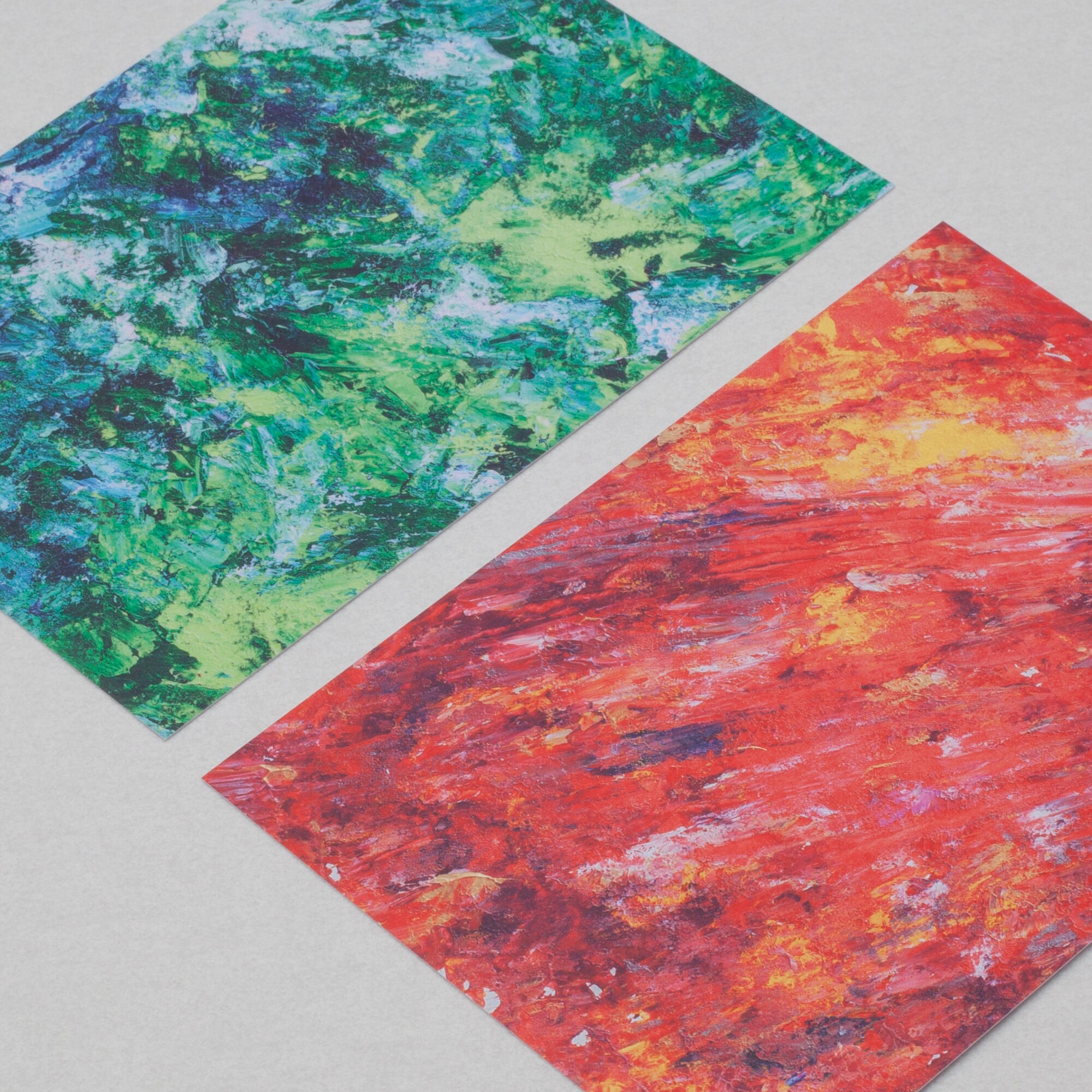 6 Colourful Art Postcards Set of 6 Small Prints Abstract Art Etsy UK