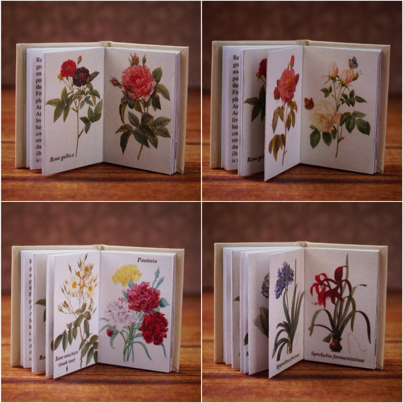 The Book of Flowers by PierreJoseph Redoute printable Etsy