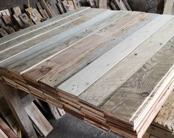 2.5 SQM Rustic Wooden Planks Cladding Panelling - reclaimed Wood - Pallet Wood