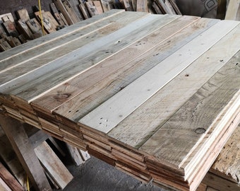 Reclaimed Wood Wall Cladding: Rustic Home Decor Panels