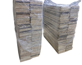 Pallet Wood Planks - Smooth Surface, Nail-Free, Only 5-6mm Thickness - Length 600 mm pack of 40