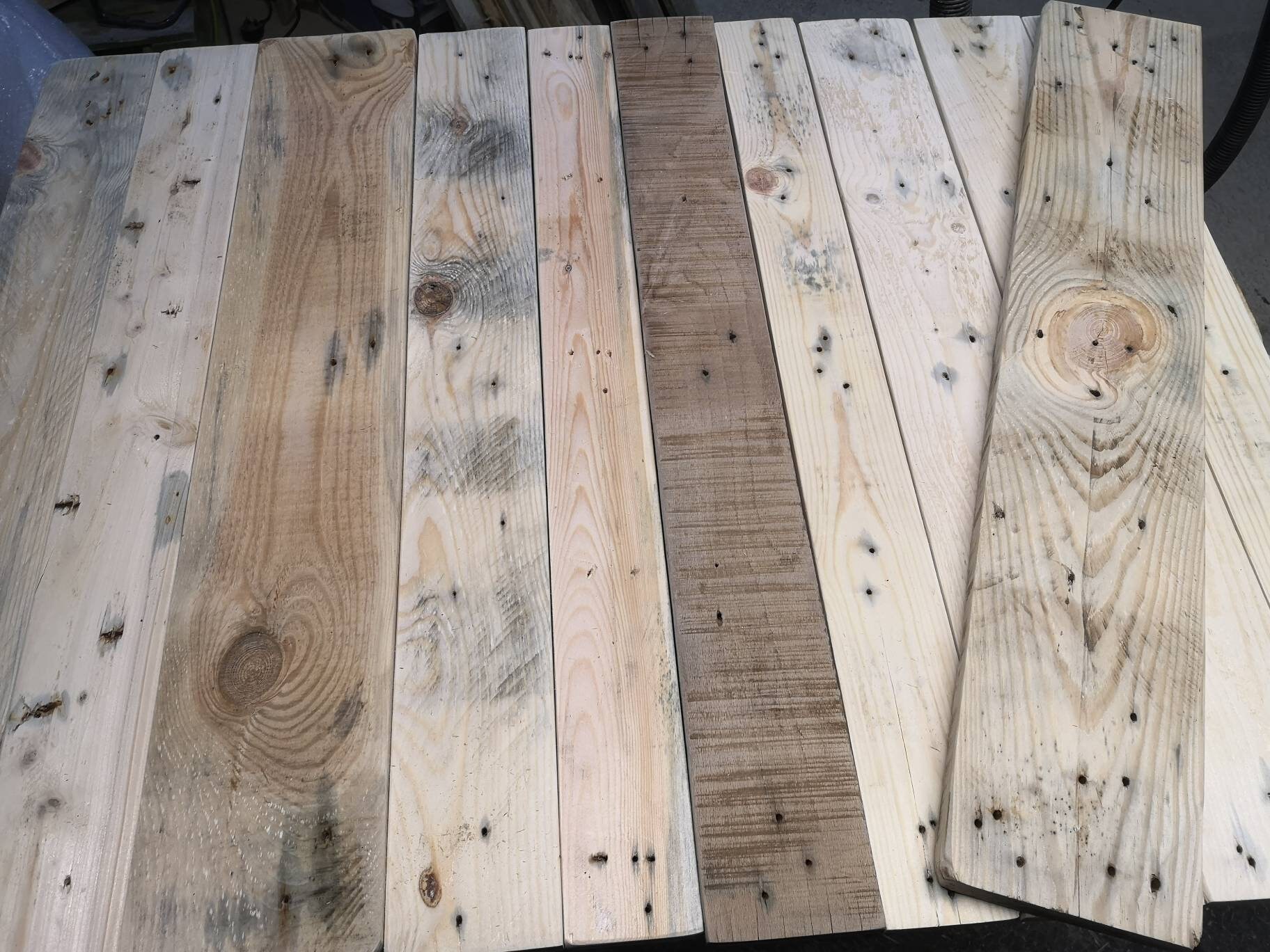 1 Sqm Reclaimed Pallets Boards Sanded Planks Strong Wood. Etsy