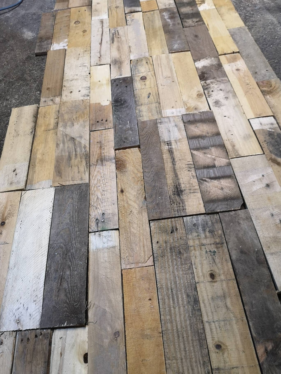 1m2 Reclaimed Planks - Wooden Planking - Rustic Charm | Length 400mm - Etsy