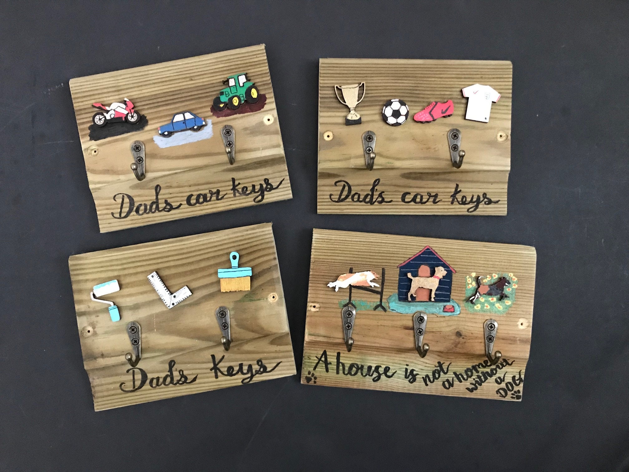 Key Rack for Dad. Novelty Key Racks Sports Medal Hanger Etsy UK