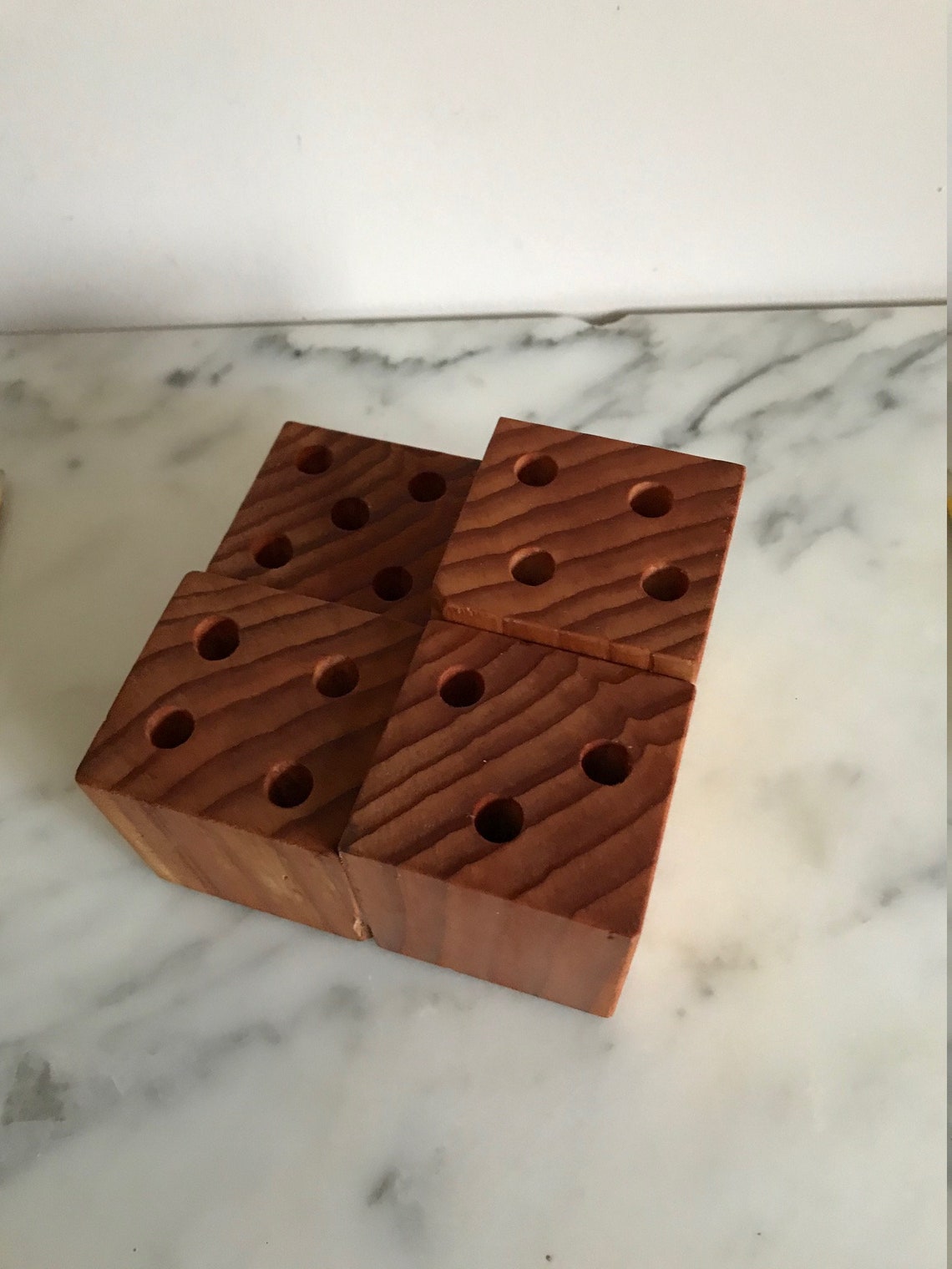 Quirky Gift for Dad. Wooden Pencil Block Desk Tidy. Home Etsy UK