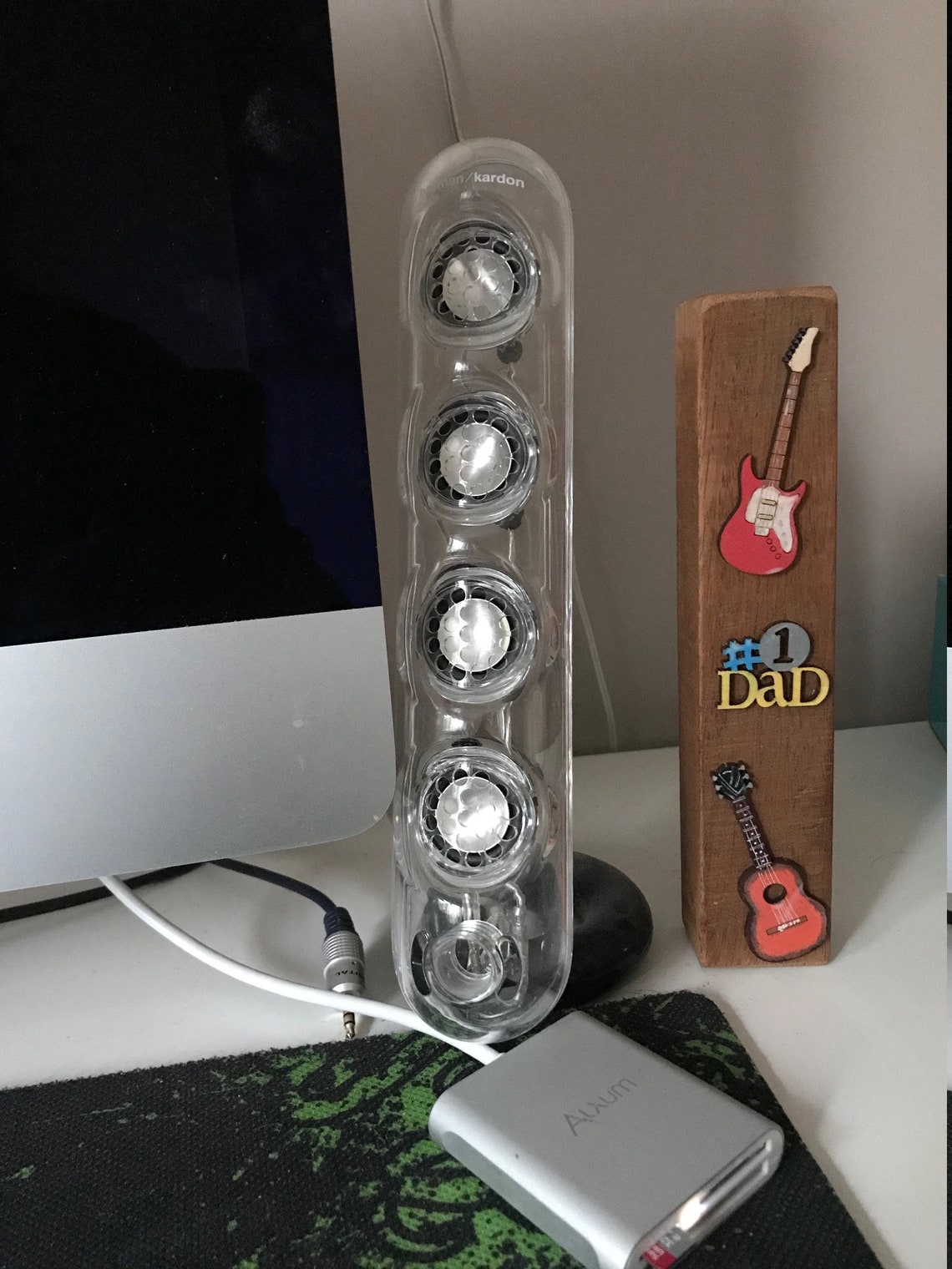 Music themed 1 Dad wooden ornament. Gift for Father's Etsy