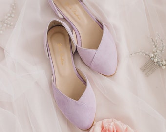 lavender wedding shoes