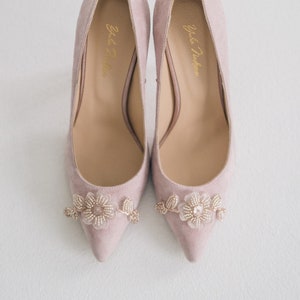 Bridal shoes • wedding shoes for bride • wedding shoes • custom shoes • pink shoes • blush shoes • shoes • painted shoes