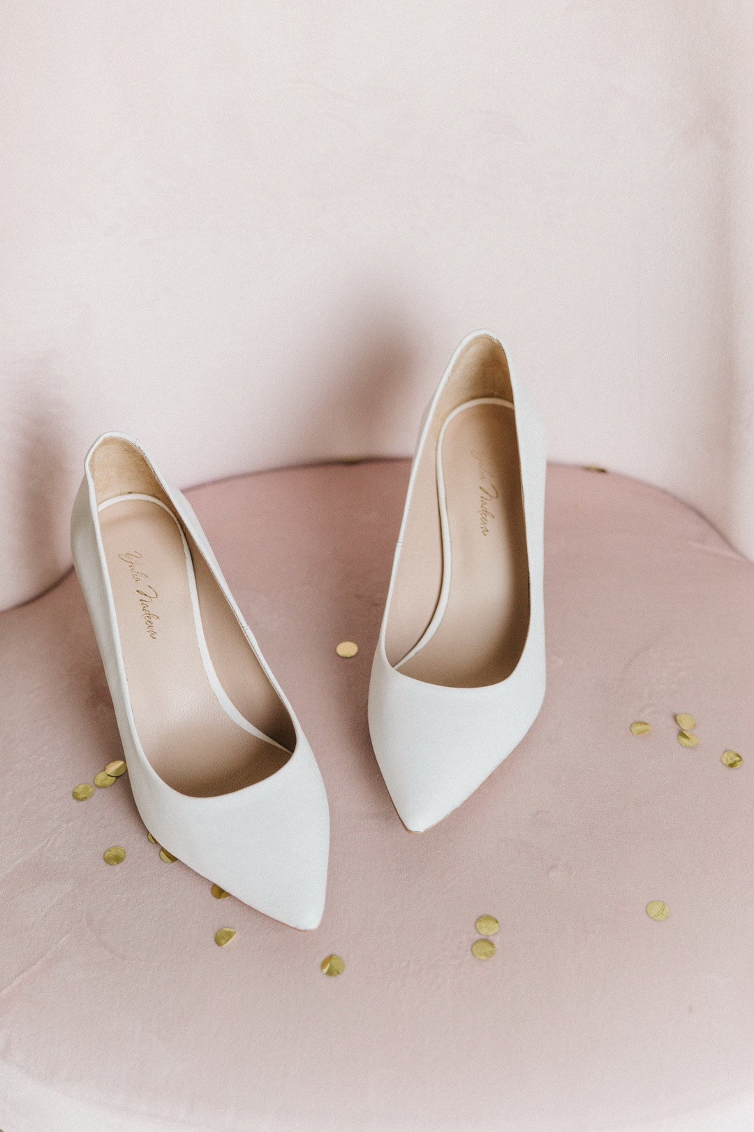 nina white wedding shoes