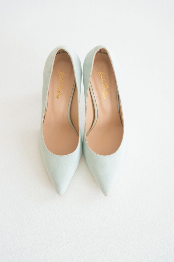 mint shoes heels