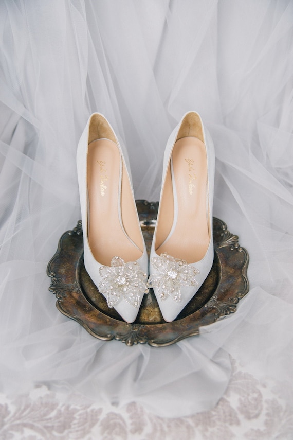 Generic Glitter Heels Shoes Women Stiletto Wedding Shoes Bride Sandals @  Best Price Online | Jumia Egypt