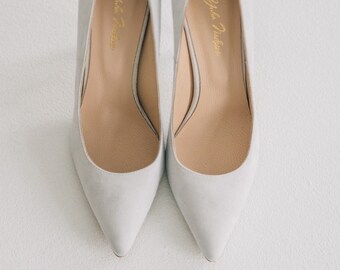 Wedding shoes • white wedding shoes • bridal shoes • wedding heels • white shoes • white heels • bridal heels • bridal wedding heels