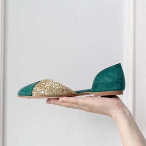 emerald green wedding shoes for bride