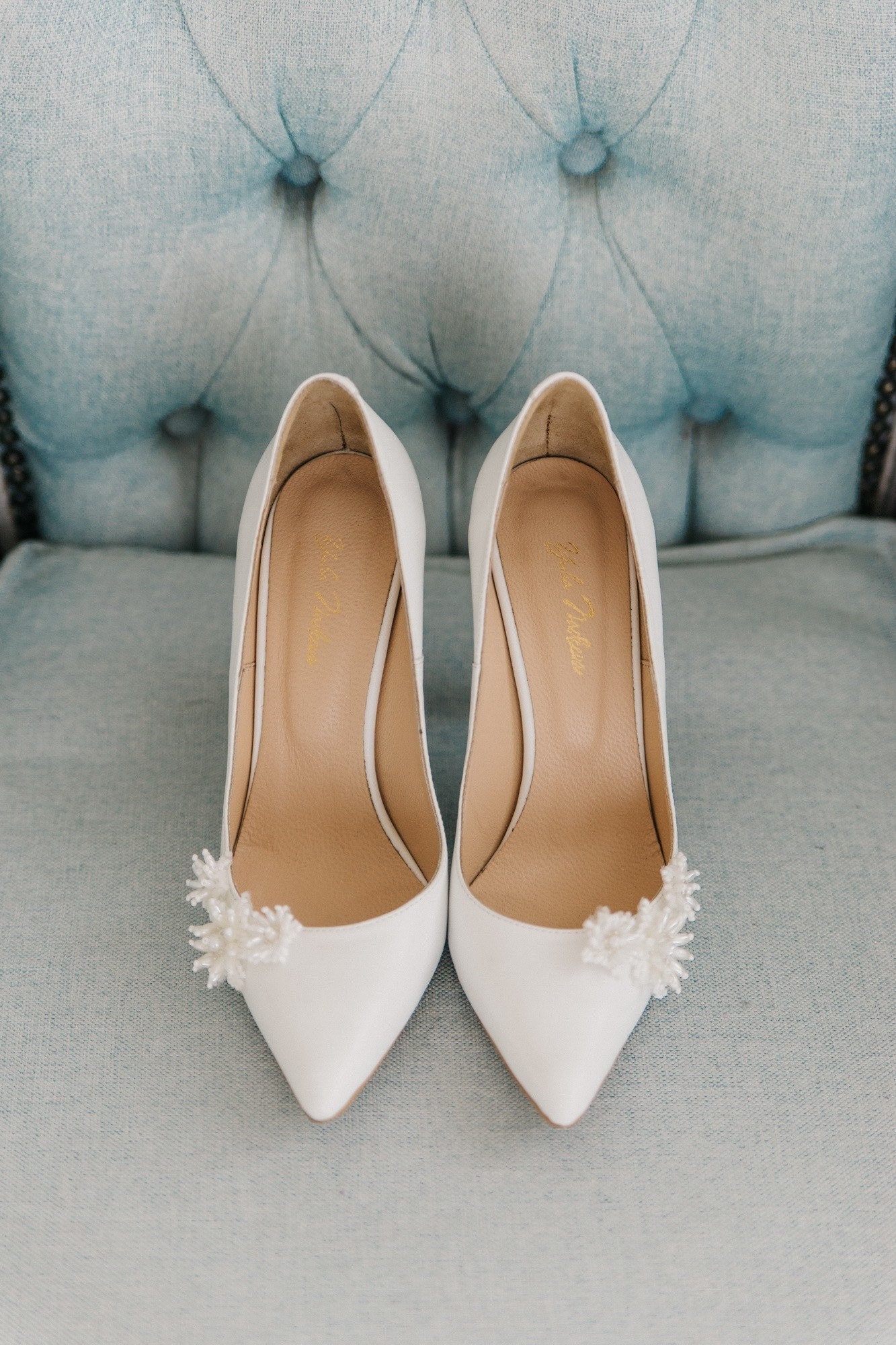 Heels for Bride White Wedding Shoes ...