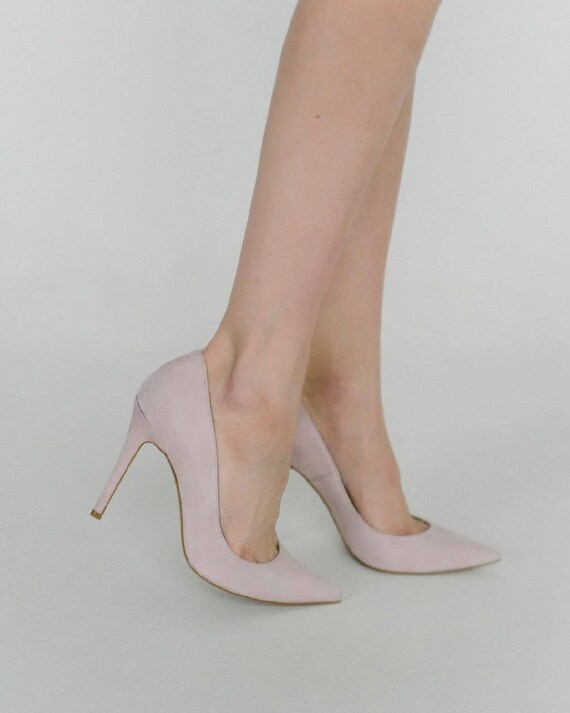 rose pink shoes for wedding