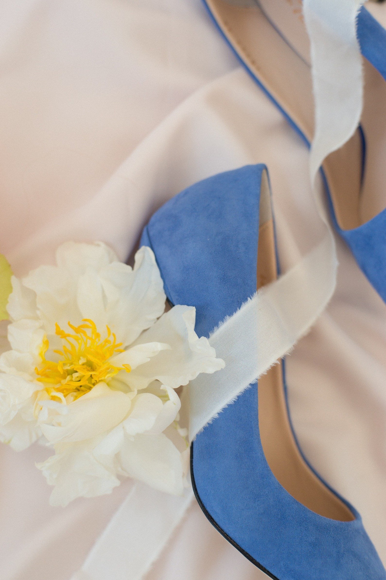 dusty blue heels wedding