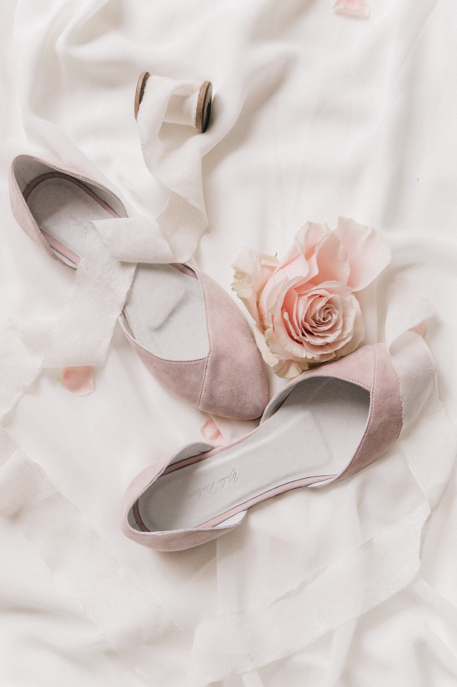 wedding shoes, pink wedding shoes, bridal ballet flats, low wedding shoes, bridal flats, wedding flats, silver flats, ballet fla