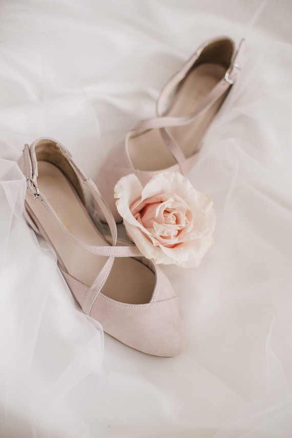 scarpe sposa rosa