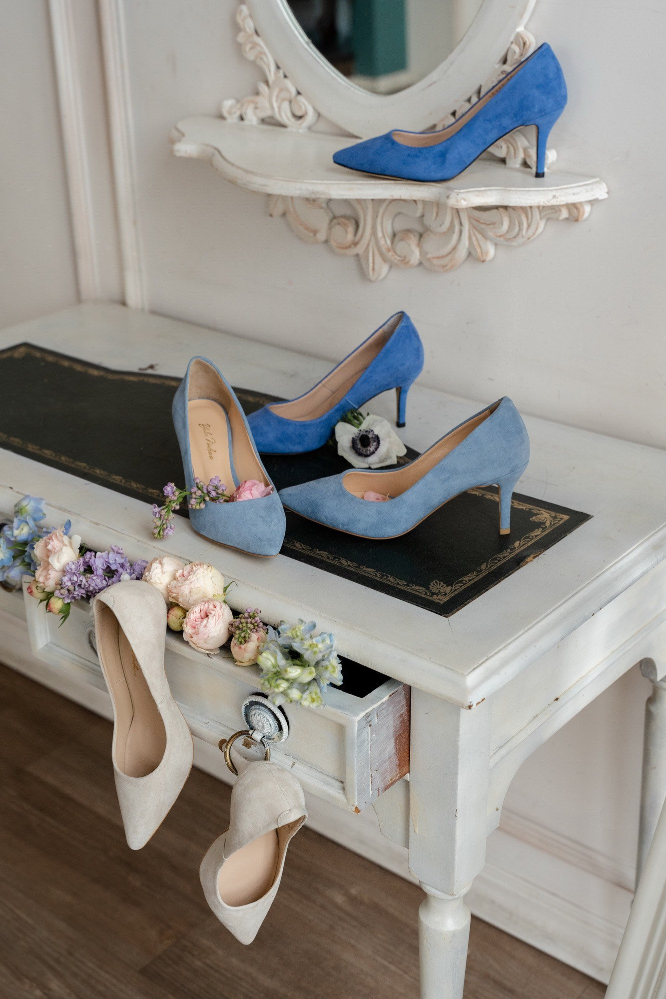 dusty blue dress shoes