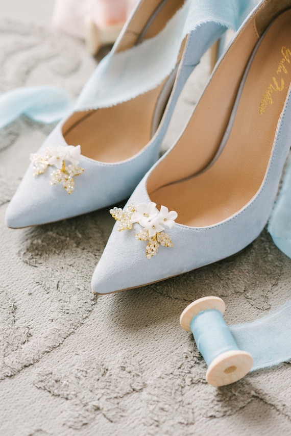 Light blue bridal heels store