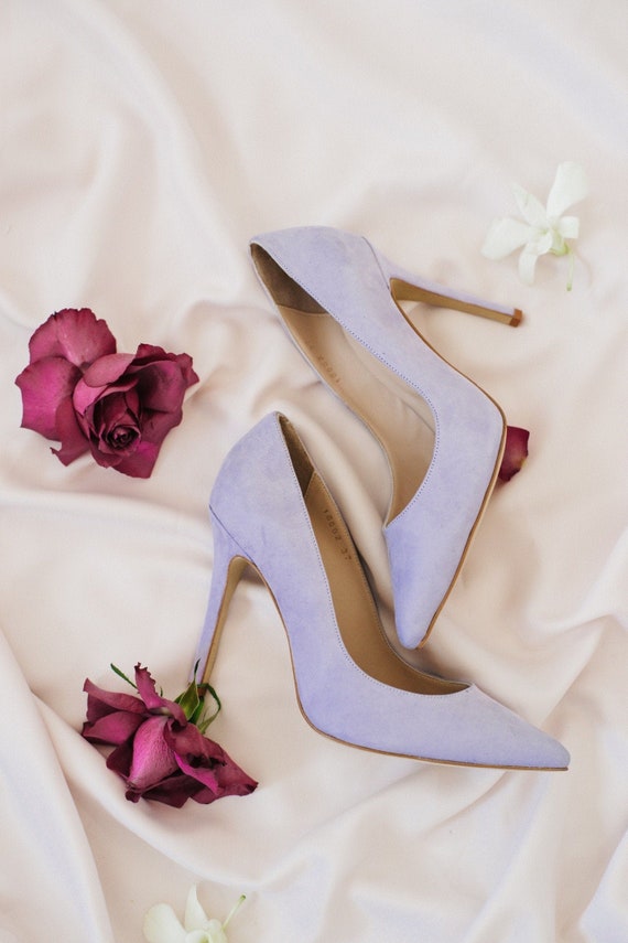 lavender heels wedding