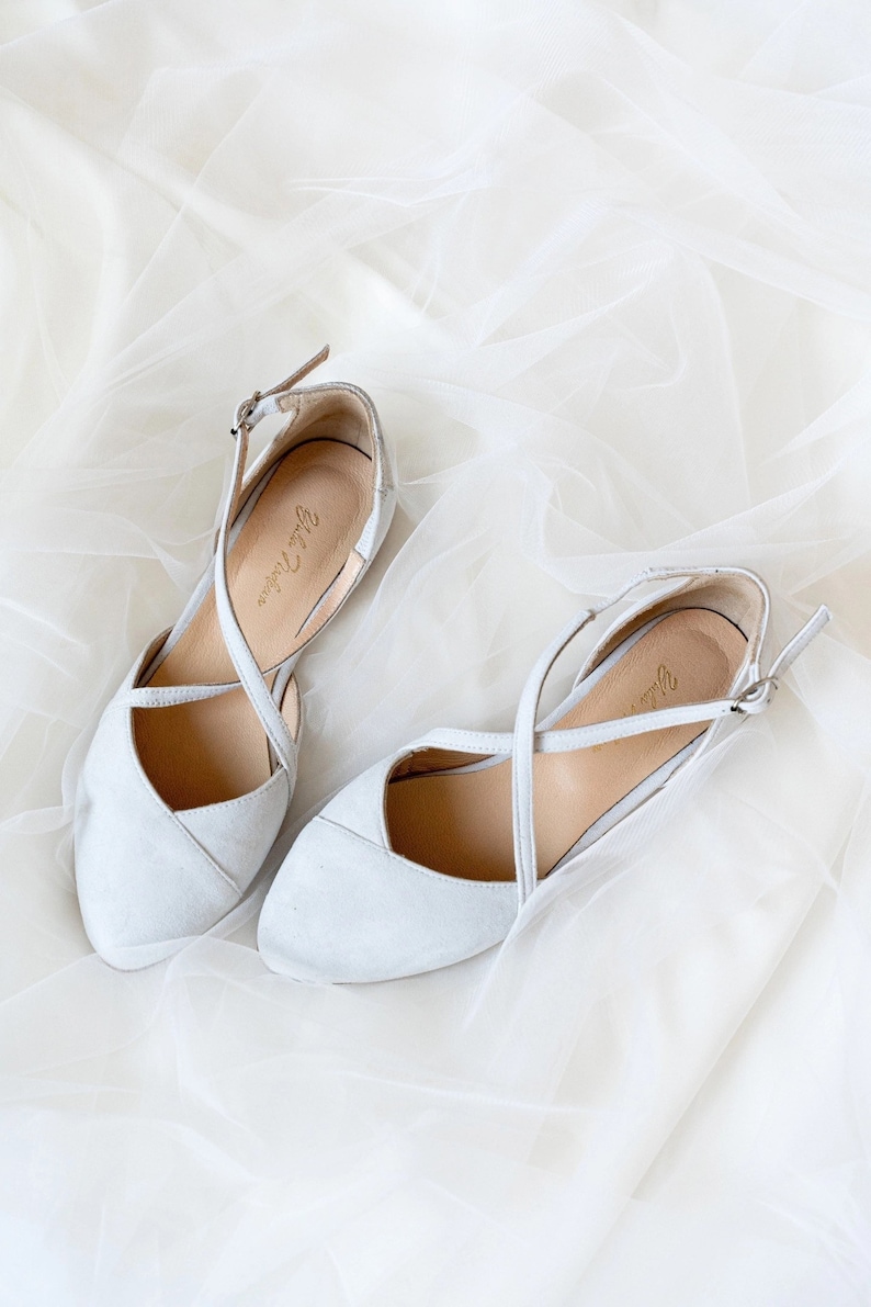 Wedding shoes white wedding shoes shoes wedding shoes for bride low heel wedding shoes flats flats wedding shoes wedding dress image 3