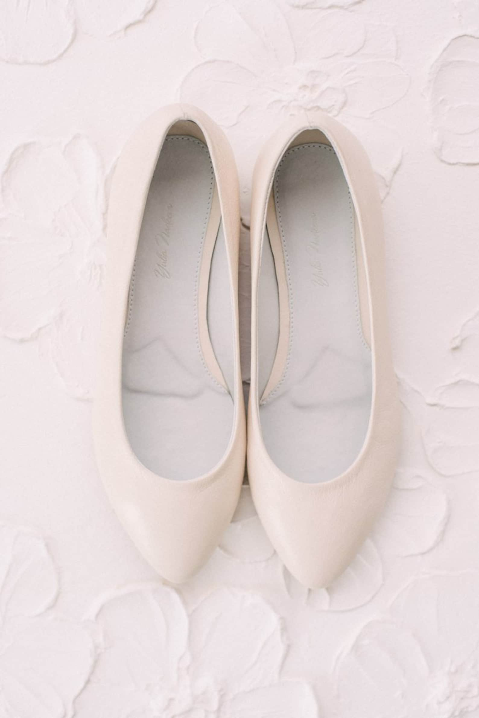 white wedding shoes, wedding shoes, bridal ballet flats, low wedding shoes, bridal flats, wedding flats, leather shoes, ballet f