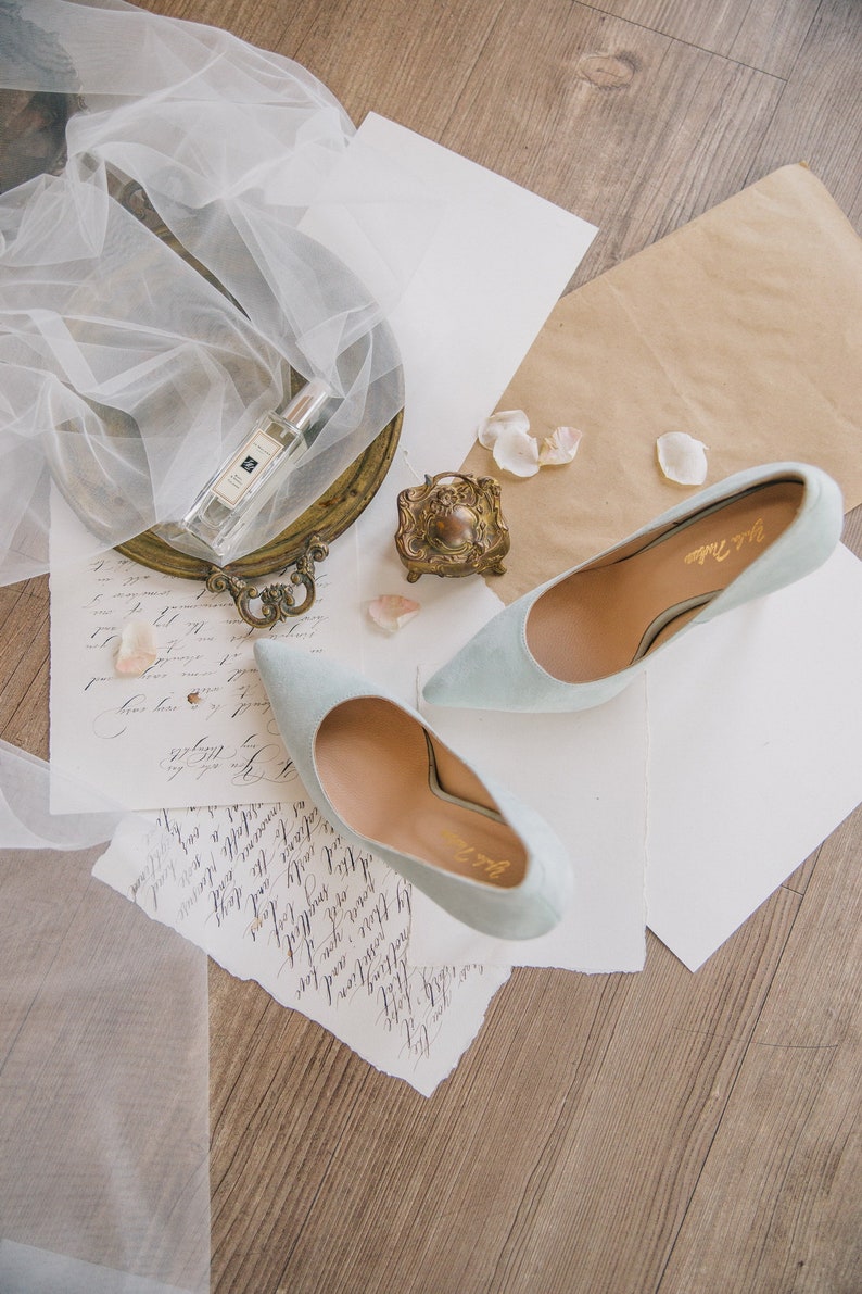 Wedding shoes \u2022 white wedding shoes \u2022 bridal shoes \u2022 wedding heels \u2022 white shoes \u2022 white heels \u2022 mint shoes \u2022 bridal wedding heels