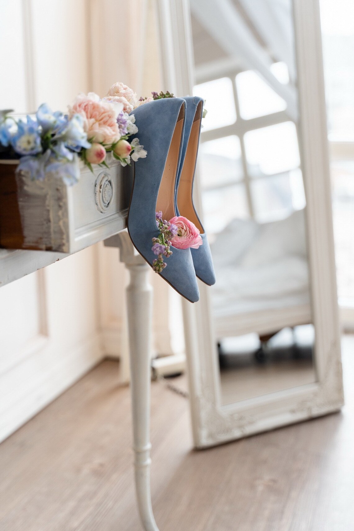 dusty blue dress shoes