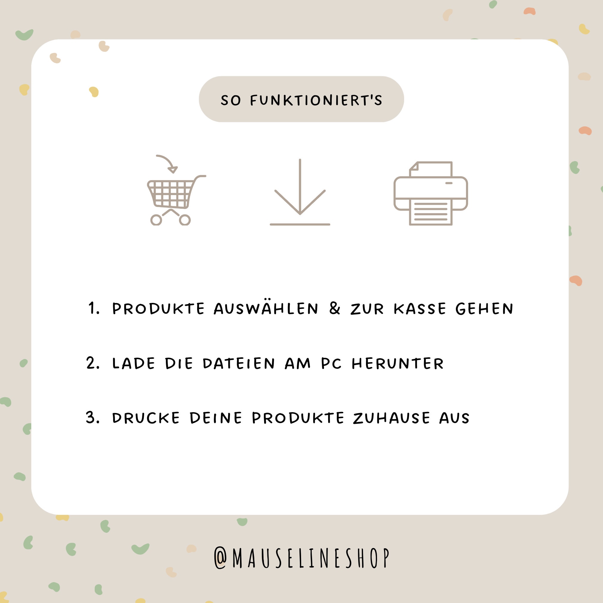 Willkommen bei uns - Zum Ausdrucken Vorlage A4 zu A5 Download Druck