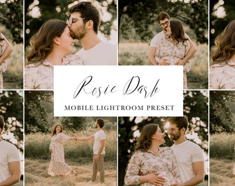 Preset / Filter &quot;Rosie Dark&quot; Lightroom LR Instagram / Blogger, Natural Lightroom Preset