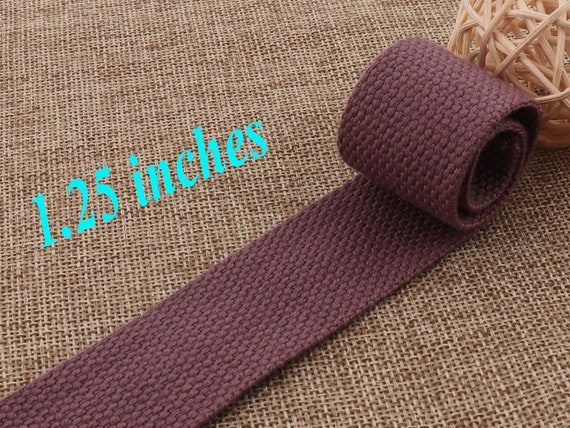 32mm Solid Pale Purple Cotton Soft Webbing Belt,webbing Keychain Upholstery  Webbing Bag Strap,key Fob Webbing Lanyard Webbing-1 1/4wb924 