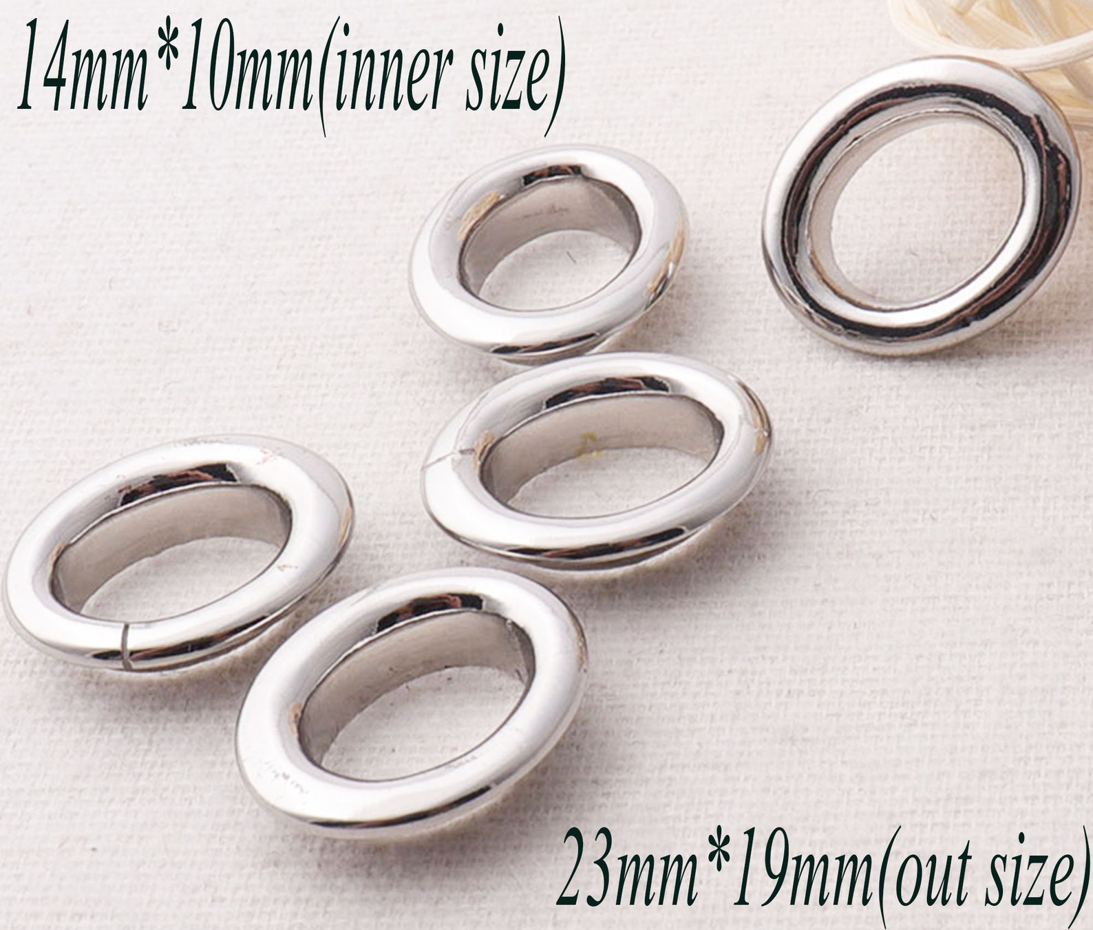 20 PCS Metal Silver EyeletsEyelets Grommets With Washers Etsy