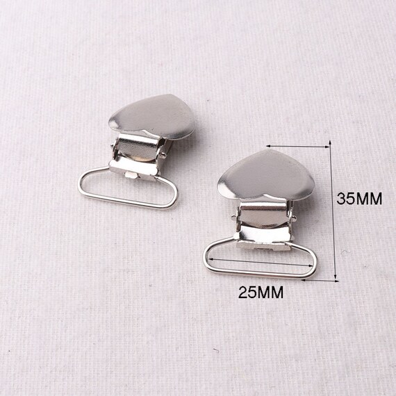 Good.news 20 St Schnuller Hosentr/äger Straps Clips Pacifier Holders L/ätzchen Spielzeug Bronze 10mm