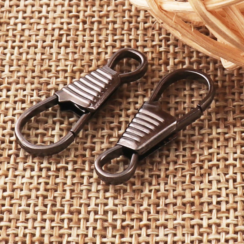 30 PCS Black/gold Lanyard Hooks Key Chain Hookcraft Supplies Etsy