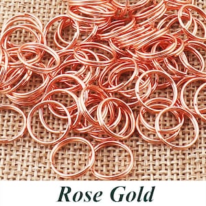10mm metal Split Key Rings,Split Jump Rings,Key Ring Key Chain Ring Bulk Split Rings,Round Split Ring Key Fob Ring Charm Finding 100-500pcs