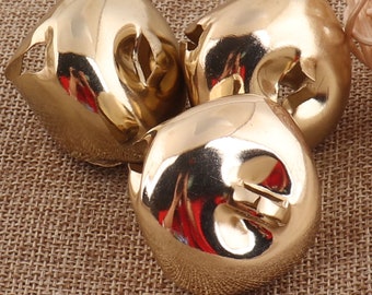 100× Glöckchen Gold Metall Glocken Schellen Jingle Pro Bells Christmas E4Y7 100× Glöckchen Gold Metall Glocken Schellen Jingle Pro Bells Christmas E4Y7