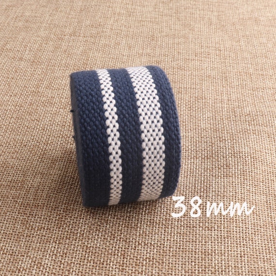 Cotton Webbing 1 inch Navy